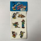Vintage Disney Monogram Products Puffy Stickers Mickey Goofy Pluto