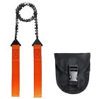 Pocket 25 In Chainsaw With Handles Travel Survival Camping Portable Folding Saw