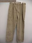 Pre-Owned - U.S Trading Company Men's Brown Suede Pants, 34x34, 31-1/2
