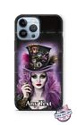 Mystical Fantasy Girl Mardi Gras faux Personalized Phone Case for iPhone Samsung