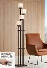 Torchiere Floor Lamp with USB Port 4-Light 72 1/2