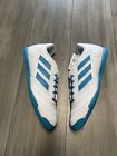 Adidas Super Sala 2 Blue Indoor Soccer Cleats Men's Size 11.5 White GZ2560 New