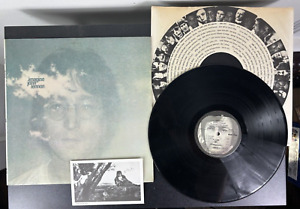 JOHN LENNON/PLASTIC ONO BAND - Original 1971 US 1st APPLE LP COMPLETE - LA Press