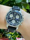 Philip Watch Hippos Mate Chronograph Automatic Blue Dial Mens Swiss Made
