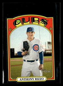 2021 Topps Heritage #72DC-16 Anthony Rizzo 1972 Die Cuts