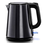 Pukomc Stainless Auto Shut-Off Double Wall Electric Kettle Boil-Dry Protection