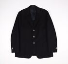 Men's CORNELIANI ID Navy Blue Cotton Size EU 56 UK 46 6R Blazer Jacket