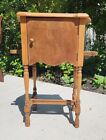 Vintage Copper-lined Wood Smoking Stand 26