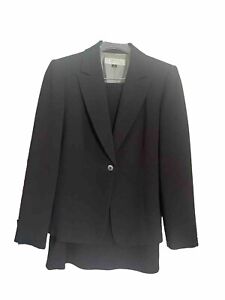 Tahari Arthur S Levine Women’s 2 Piece Business Suit Jacket Skirt Black Size8/10