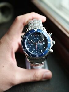 OMEGA Seamaster Diver 300M Chronograph 2225.80 Automatic Watch!
