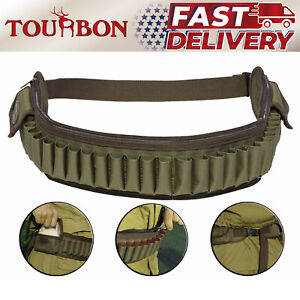 Tourbon Tactical Bandolier Cartridges Belt Holder Shotgun Ammo Shell Pouch Shoot