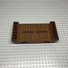 LEGO Boat Part 2560 Brown Hull Large Middle 8 x 16 x 2 1/3 with 8 Holes