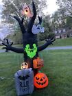 Gemmy 10ft Animated Spooky Black Tree Inflatable