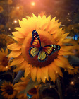 Diamond Painting Kits for Adults DIY Sunflower Butterfly 16