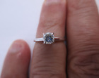 14K White Gold Diamond Engagement Ring Center=1/2 Carat F-SI3  Value=$6,500