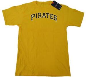 New Pittsburgh Pirates Mens Sizes S-L-XL-2XL-3XL-5XL Yellow Shirt