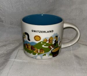 Starbucks 14oz Switzerland 2018 YOU ARE HERE Coffee Mug