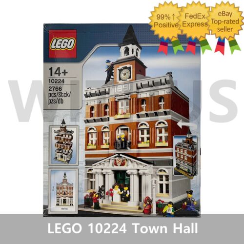 LEGO Creator 10224 : Town Hall NEW Factory Sealed (2766 pieces & 10224 items)