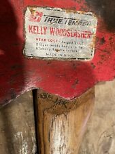 New ListingKELLY Wood slasher Axe With Original Hickory Handle