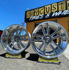 US MAGS BULLET U130 20x8 + 22X11 5X127 CHEVY C-10 SET OF 4 WHEELS AND TIRES
