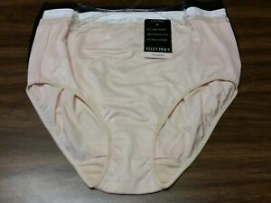 NWT Lot 3 Ellen Tracy Womens Brief Panties 8/XL Full-Cut NEW WITH DEFECTS RT $32