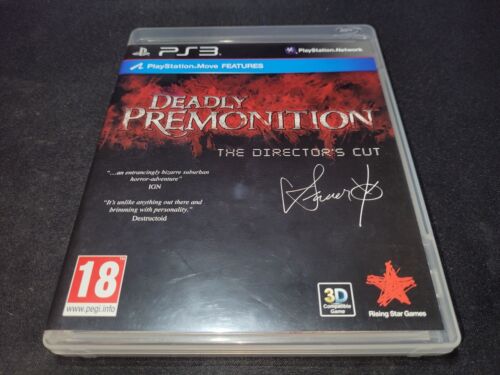 Deadly Premonition The Director's Cut PAL Sony Playstation 3 PS3 LN perfect CIB