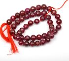 7 MM Beads Best Ruby Corundum 13 Inch Strand Smooth Round Shape Gemstone Gifted