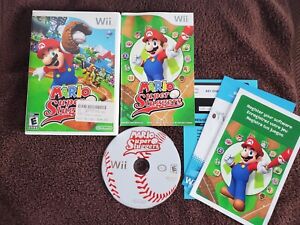 Mario Super Sluggers (Wii, 2008) COMPLETE GCM CIB