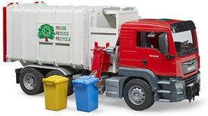 Bruder Man Tgs Side Loading Garbage Truck Vehicles - Toys
