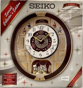 NEW IN BOX Seiko Melodies in Motion Special Collectors Edition Clock QXM554BRH
