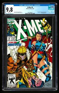 X-Men #6 CGC 9.8 WHITE Marvel 1992 Jim Lee cover Omega Red Sabretooth Maverick