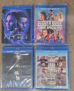 BLU-RAY MOVIE LOT NEW FATALE HEREDITARY THE PUBLIC SCOUTS GUIDE APOC NO DIGITAL