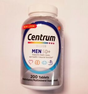 Centrum Silver Multivitamin/Multimineral Supplement Men 50+ 200 ct Ex 01/25 & UP