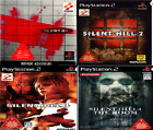PS1 Silent Hill 1 & PS2 Silent Hill 2 3 4 Set of 4 Konami Japan Horror Used