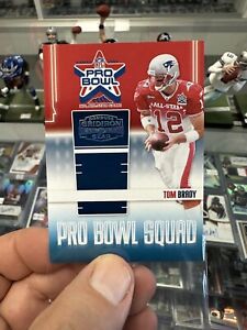 2005 Donruss Gridiron Gear #PBS-5 Tom Brady AFC Pro Bowl Squad 8/25 Patriots