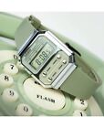 Casio Vintage A100WEF-3A Unisex Functional Japan Digital Watch Green Dial
