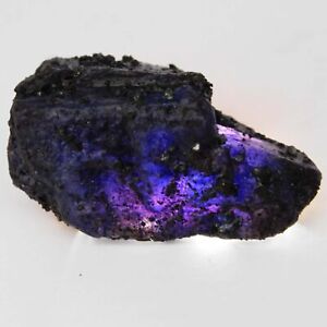 120 Ct Natural Purple Sapphire Huge Rough Earth Mined Certified Loose Gemstone