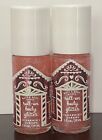 Bath & Body Works LOT OF 2 CHARMIN CHERRY Roll On Body Glitter Xmas Collection