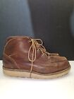 Red Wing Classic Leather Work Boots Chukka Vibram Style 1221 Mens Sz 10.5 Brown