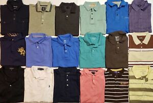 Lot of 4 Polo Shirts Short Sleeve Mixed Lot Mens Size XL