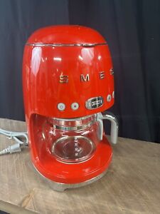 Smeg Drip Filter Coffee Machine, 10 cup, Red