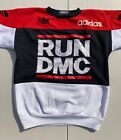 RUN DMC Adidas Sweatshirt Vintage 1980s Used Crewneck Red White Black No Size ?
