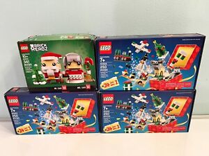 LOT x 3 LEGO Seasonal: Christmas Build-Up (40222) & 1 x 40274 - New in Boxes!