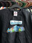 Vintage Monsters Inc Shirt Disney 90s Sully Boo Cartoon Movie USA XL