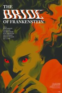 The Bride of Frankenstein Variant Poster SOLD OUT MONDO Sara Wong