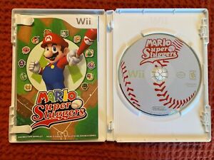 Mario Super Sluggers (Wii, 2008) Nintendo Wii Game Baseball