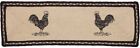 Braided Rooster Stair Tread Rectangle Rug Gray & Tan Sawyer Mill Farmhouse 27”