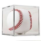 (1) BASEBALL SQUARE CUBE UV PROTECTION DISPLAY CASE HOLDER with BUILT IN STAND