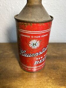 Old HAUENSTEIN CONE TOP BEER CAN
