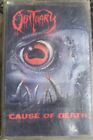 OBITUARY - Cause Of Death CASSETTE 1990 US Pressing (Great Condition!) TESTED
